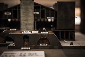 隣の史料館にある模型。この焼成室を見ることができる