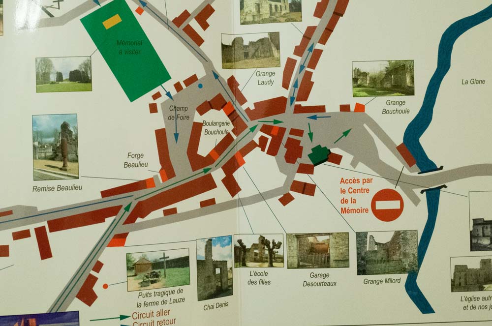 オラドゥール=シュル=グラヌの地図