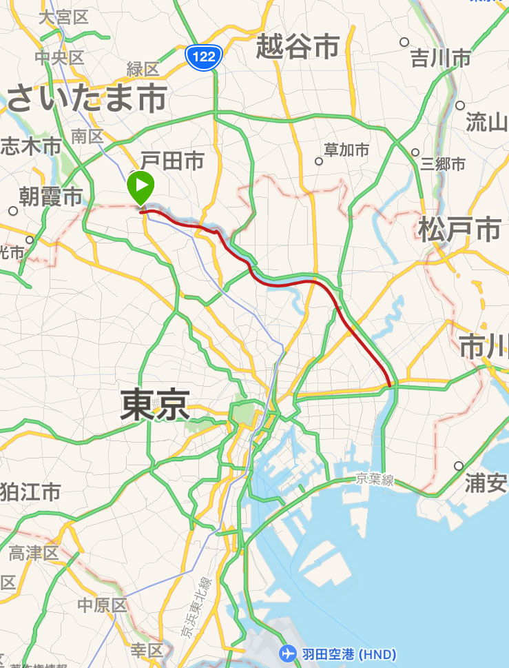 板橋マラソンのコース